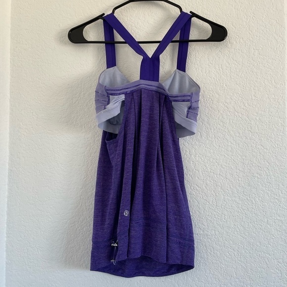 Lululemon Rest Less Tank Heathered Bruised Berry - Picture 4 of 6